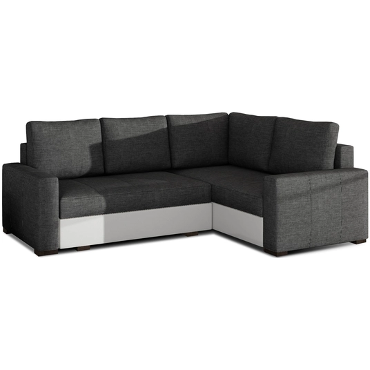 Kampinė sofa Corona su patalynės dėže, audinys Sawana 05, Soft 17