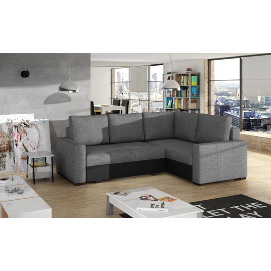 Kampinė sofa Corona su patalynės dėže, audinys Sawana 21, Soft 11