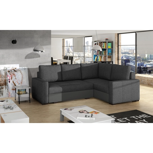 Kampinė sofa Corona su patalynės dėže, audinys Inari 96, Soft 29
