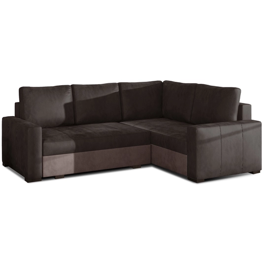 Kampinė sofa Corona su patalynės dėže, audinys Monolith 29, Monolith 09
