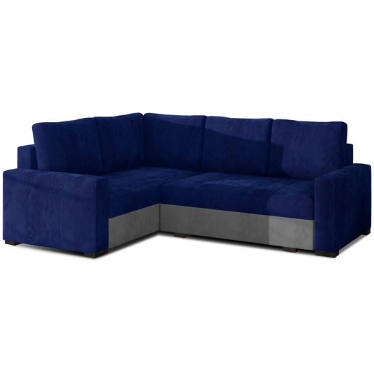 Kampinė sofa Corona su patalynės dėže, audinys Kronos 09, Paros 05