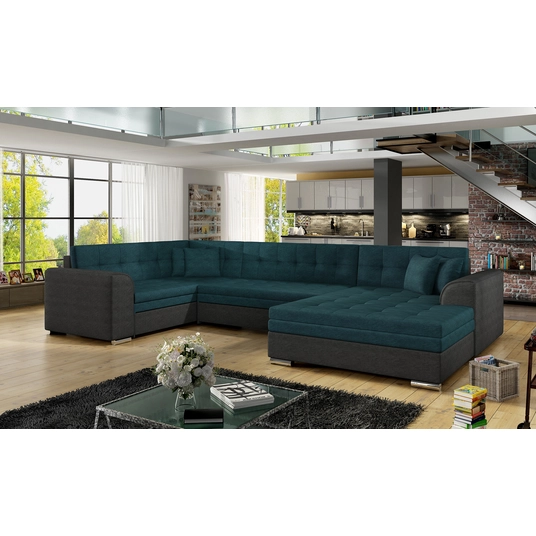Kampinė sofa Damario, audinys Dora 85, Dora 96