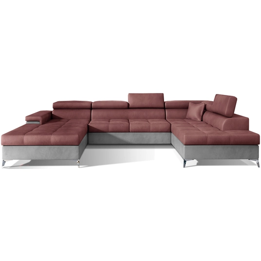 Kampinė sofa Eduardo su patalynės dėže, audinys Monolith 63, Monolith 84