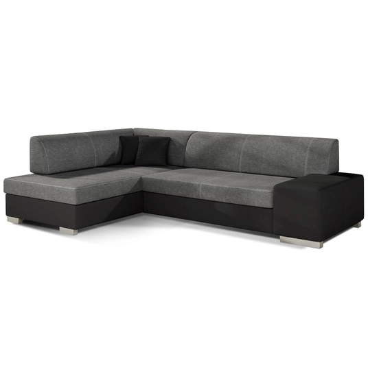 Kampinė sofa Fabio su patalynės dėže, audinys Sawana 05, Soft 11