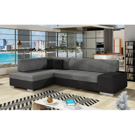Kampinė sofa Fabio su patalynės dėže, audinys Sawana 05, Soft 11