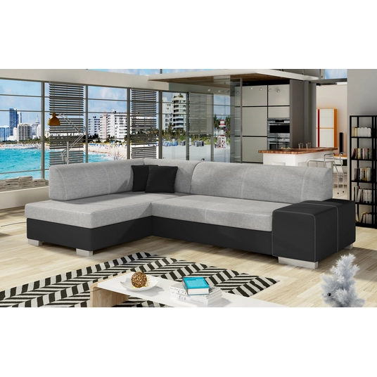 Kampinė sofa Fabio su patalynės dėže, audinys Sawana 21, Soft 11