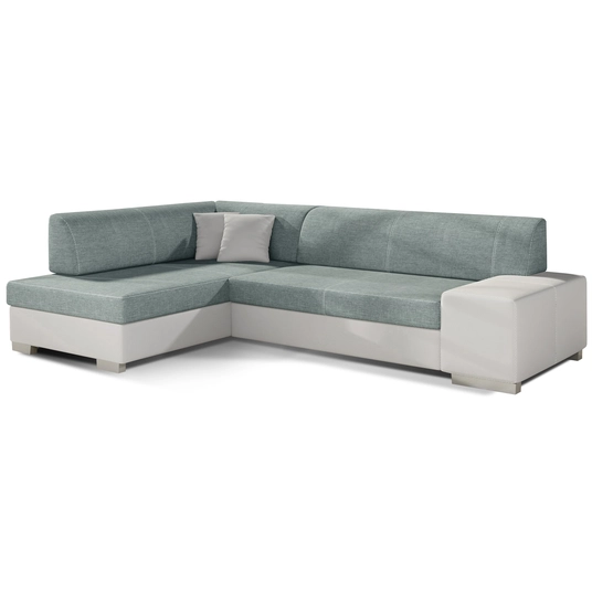 Kampinė sofa Fabio su patalynės dėže, audinys Cover 70, Soft 17