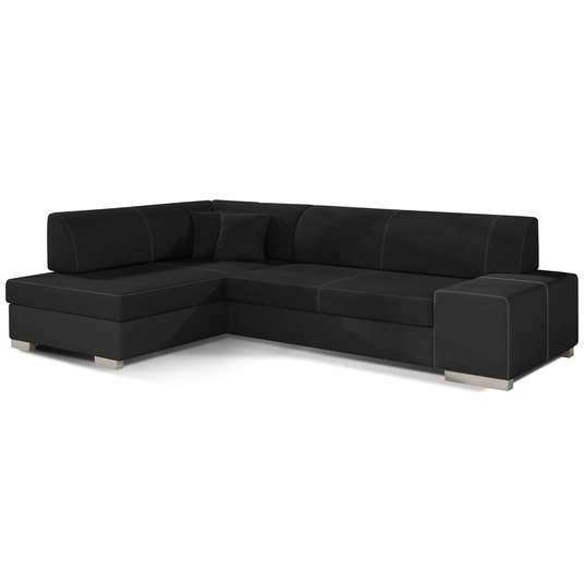 Kampinė sofa Fabio su patalynės dėže, audinys Sawana 14, Soft 17