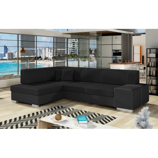 Kampinė sofa Fabio su patalynės dėže, audinys Sawana 14, Soft 17