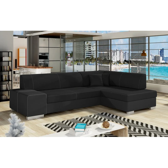 Kampinė sofa Fabio su patalynės dėže, audinys Sawana 14, Soft 11