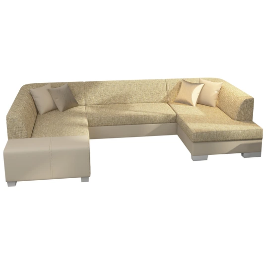 Kampinė sofa Havana su patalynės dėže, audinys Berlin 03, Soft 33