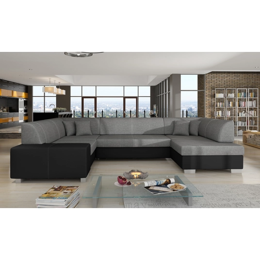 Kampinė sofa Havana su patalynės dėže, audinys Sawana 05, Soft 11