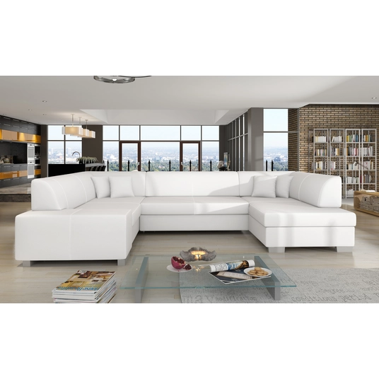 Kampinė sofa Havana su patalynės dėže, audinys Soft 17