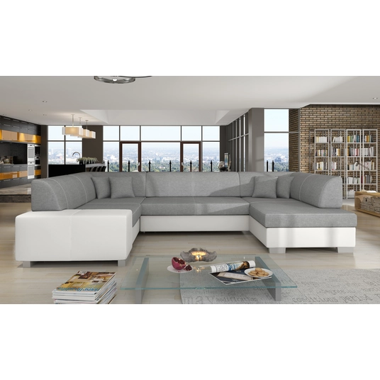 Kampinė sofa Havana su patalynės dėže, audinys Sawana 21, Soft 17