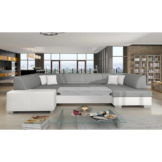 Kampinė sofa Havana su patalynės dėže, audinys Sawana 21, Soft 17