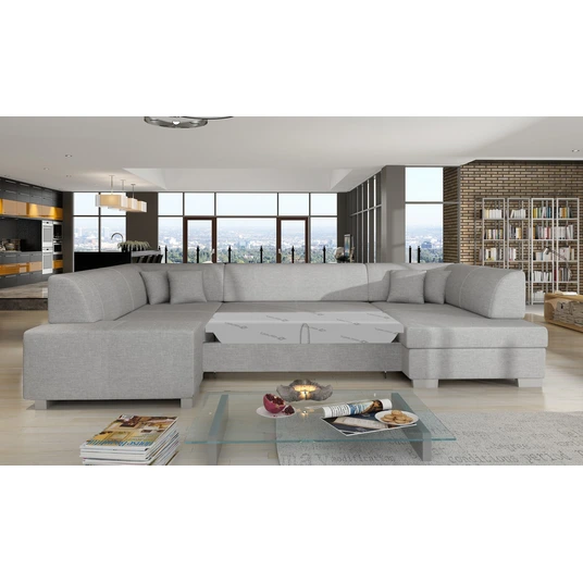 Kampinė sofa Havana su patalynės dėže, audinys Sawana 21