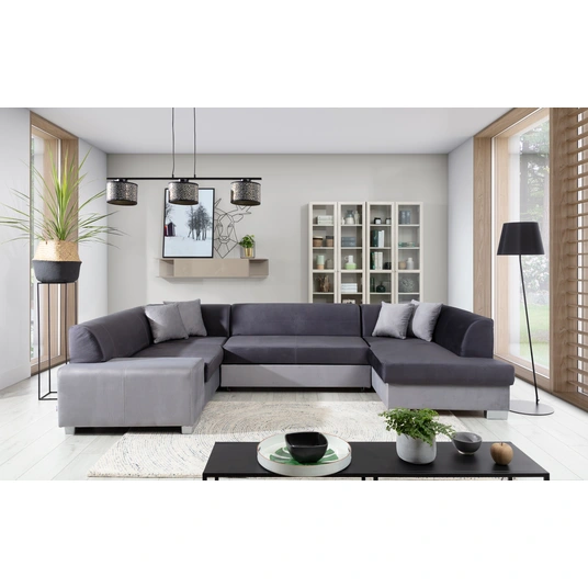 Kampinė sofa Havana su patalynės dėže, audinys Monolith 97, Monolith 84