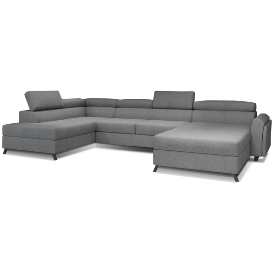 Kampinė sofa Josette su patalynės dėže, audinys Sawana 21