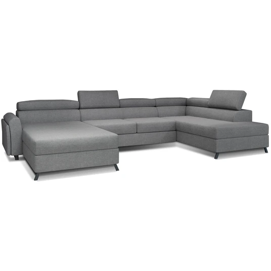Kampinė sofa Josette su patalynės dėže, audinys Sawana 21