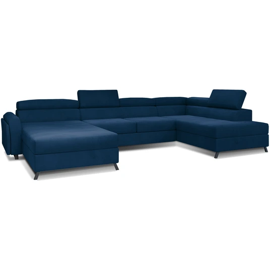 Kampinė sofa Josette su patalynės dėže, audinys Monolith 77