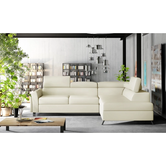 Kampinė sofa Kairos su patalynės dėže, audinys Soft 33