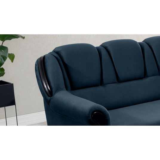 Kampinė sofa Lord su patalynės dėže, audinys Monolith 77