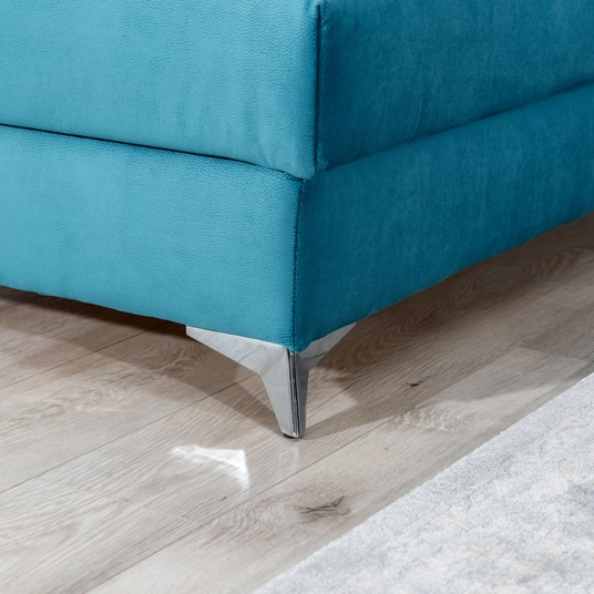 Kampinė sofa Laurence su patalynės dėže, audinys Sawana 21