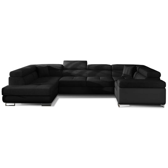 Kampinė sofa Letto su patalynės dėže, audinys Sawana 14, Soft 11