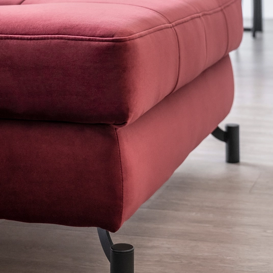 Kampinė sofa Lorelle su patalynės dėže, audinys Kronos 09