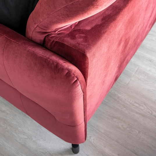Kampinė sofa Lorelle su patalynės dėže, audinys Mat Velvet 75
