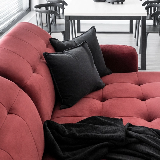 Kampinė sofa Lorelle su patalynės dėže, audinys Inari 23