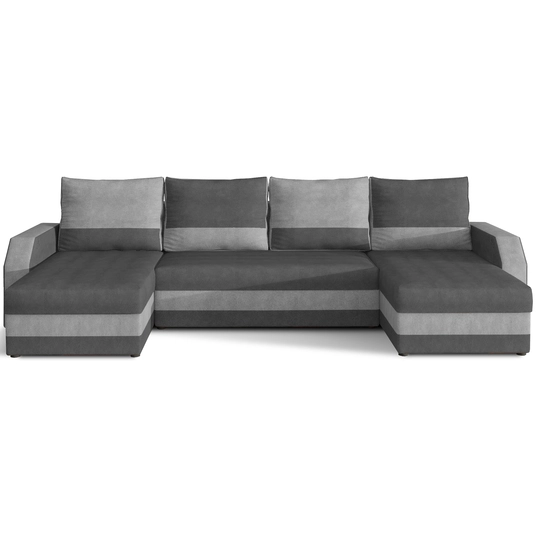 Kampinė sofa Marion su patalynės dėže, audinys Paros 06, Paros 05