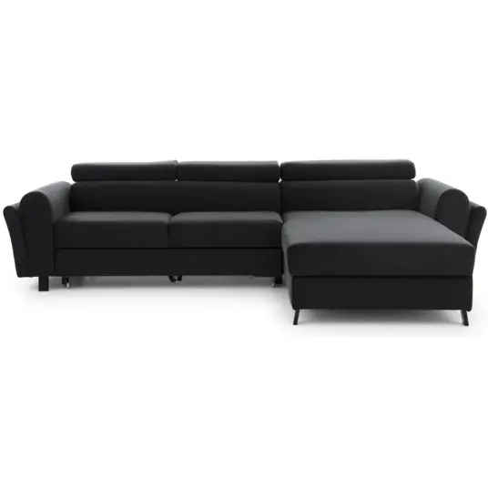 Kampinė sofa Mariall su patalynės dėže, audinys Monolith 97