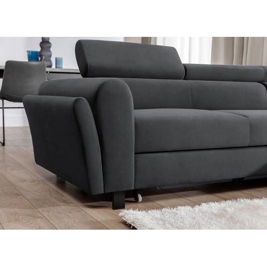 Kampinė sofa Mariall su patalynės dėže, audinys Monolith 97