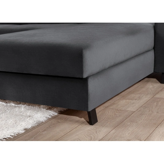 Kampinė sofa Mariall su patalynės dėže, audinys Monolith 97