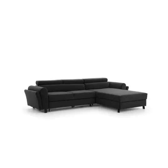Kampinė sofa Mariall su patalynės dėže, audinys Monolith 97