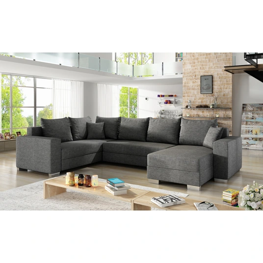 Kampinė sofa Marco su patalynės dėže, audinys Sawana 05