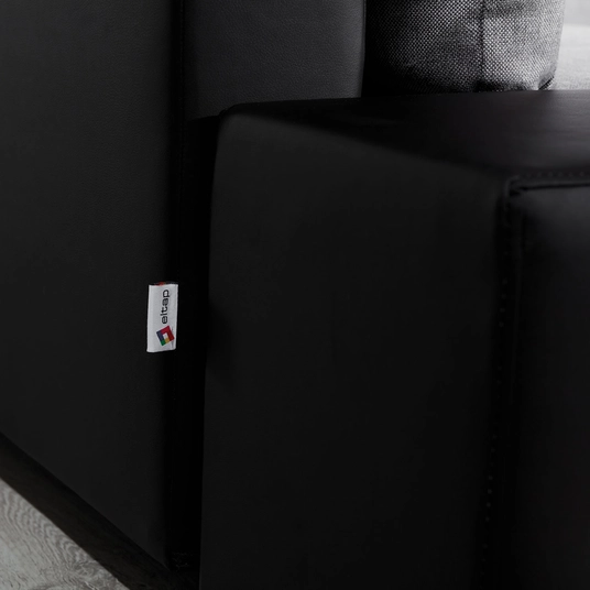 Kampinė sofa Ottavio su patalynės dėže, audinys Sawana 14, Soft 17