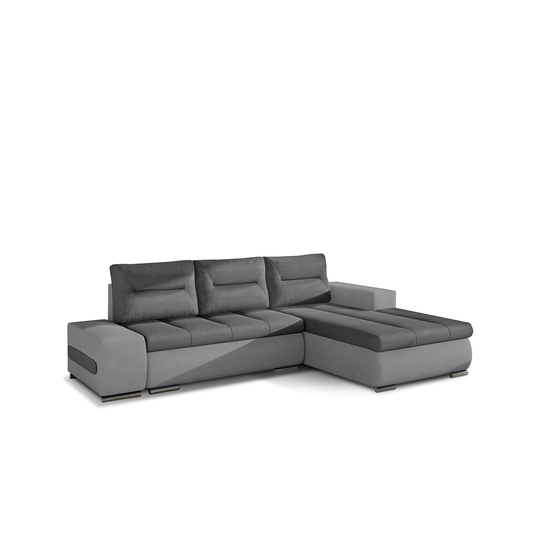Kampinė sofa Ottavio su patalynės dėže, audinys Soro 93, Soro 83