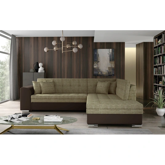 Kampinė sofa Pieretta, audinys Berlin 03, Soft 66