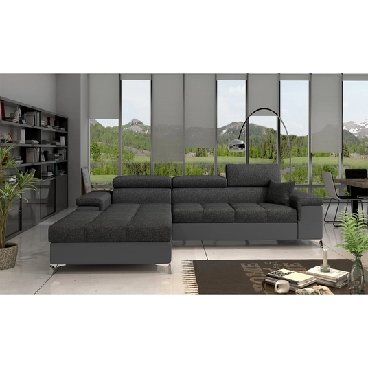 Kampinė sofa Ricardo su patalynės dėže, audinys Inari 96, Soft 29