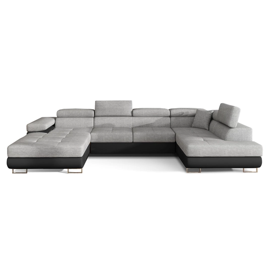 Kampinė sofa Rodrigo su patalynės dėže, audinys Sawana 21, Soft 11