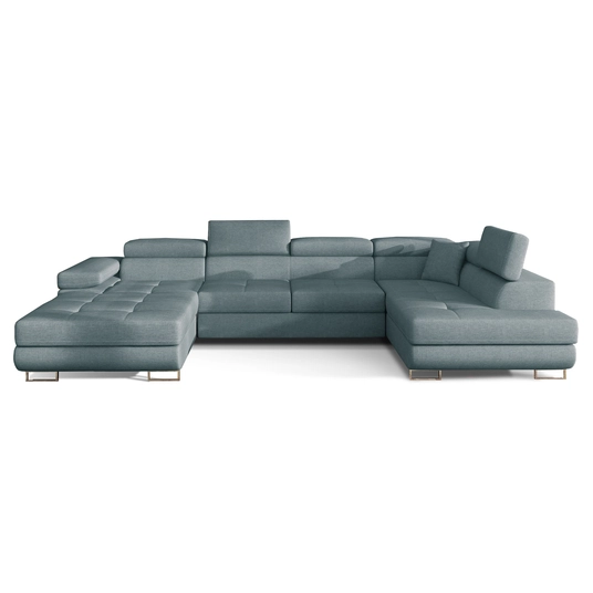 Kampinė sofa Rodrigo su patalynės dėže, audinys Cover 70