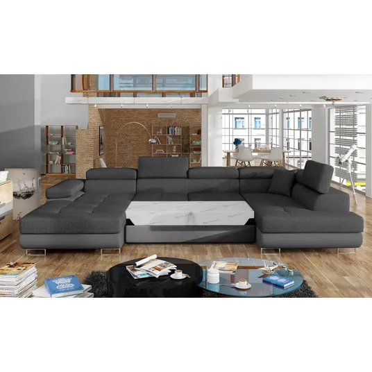 Kampinė sofa Rodrigo su patalynės dėže, audinys Inari 96, Soft 29