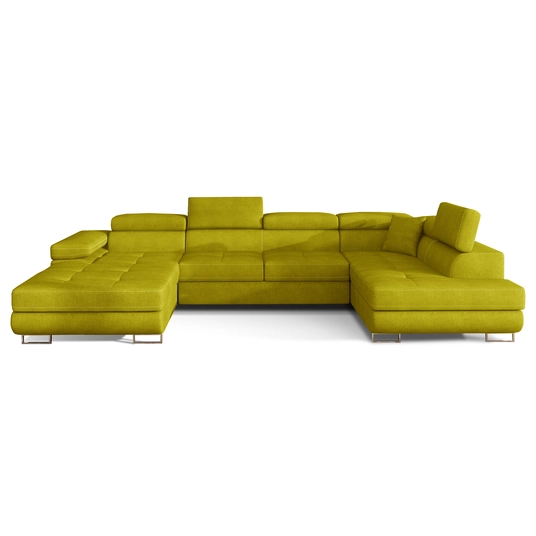 Kampinė sofa Rodrigo su patalynės dėže, audinys Omega 68