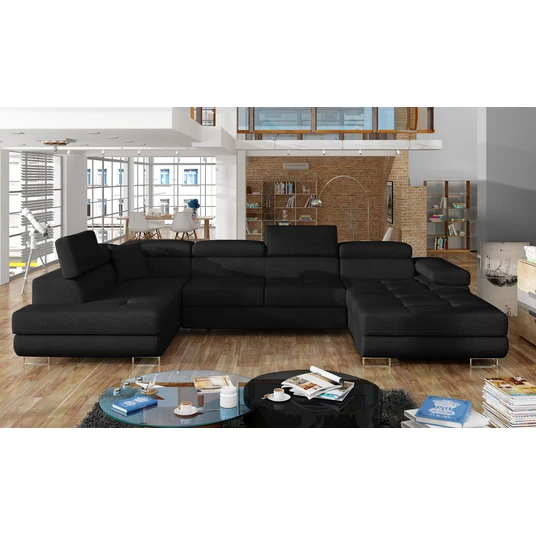 Kampinė sofa Rodrigo su patalynės dėže, audinys Sawana 14