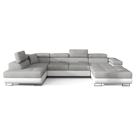Kampinė sofa Rodrigo su patalynės dėže, audinys Sawana 21, Soft 17