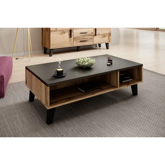 coffee table 60 LOTTA wotan oak/ black