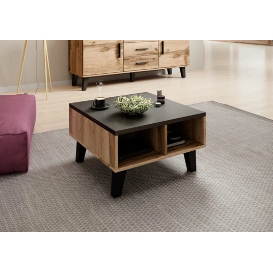 coffee table 60 LOTTA wotan oak/black