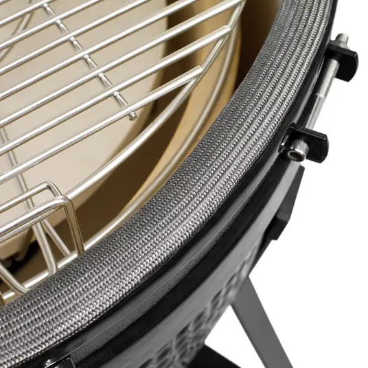 Grils Kamado Bono Grande melns 59 cm